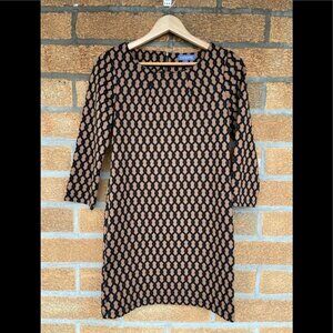 Vivienne  Tam Shift Geometric Chain Print Dress size 2